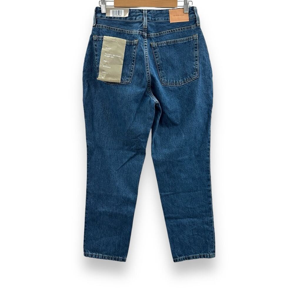 Everlane Curvy 90s Cheeky High Rise Straight Leg Ankle Jeans in Northridge NEW - Picture 5 of 13